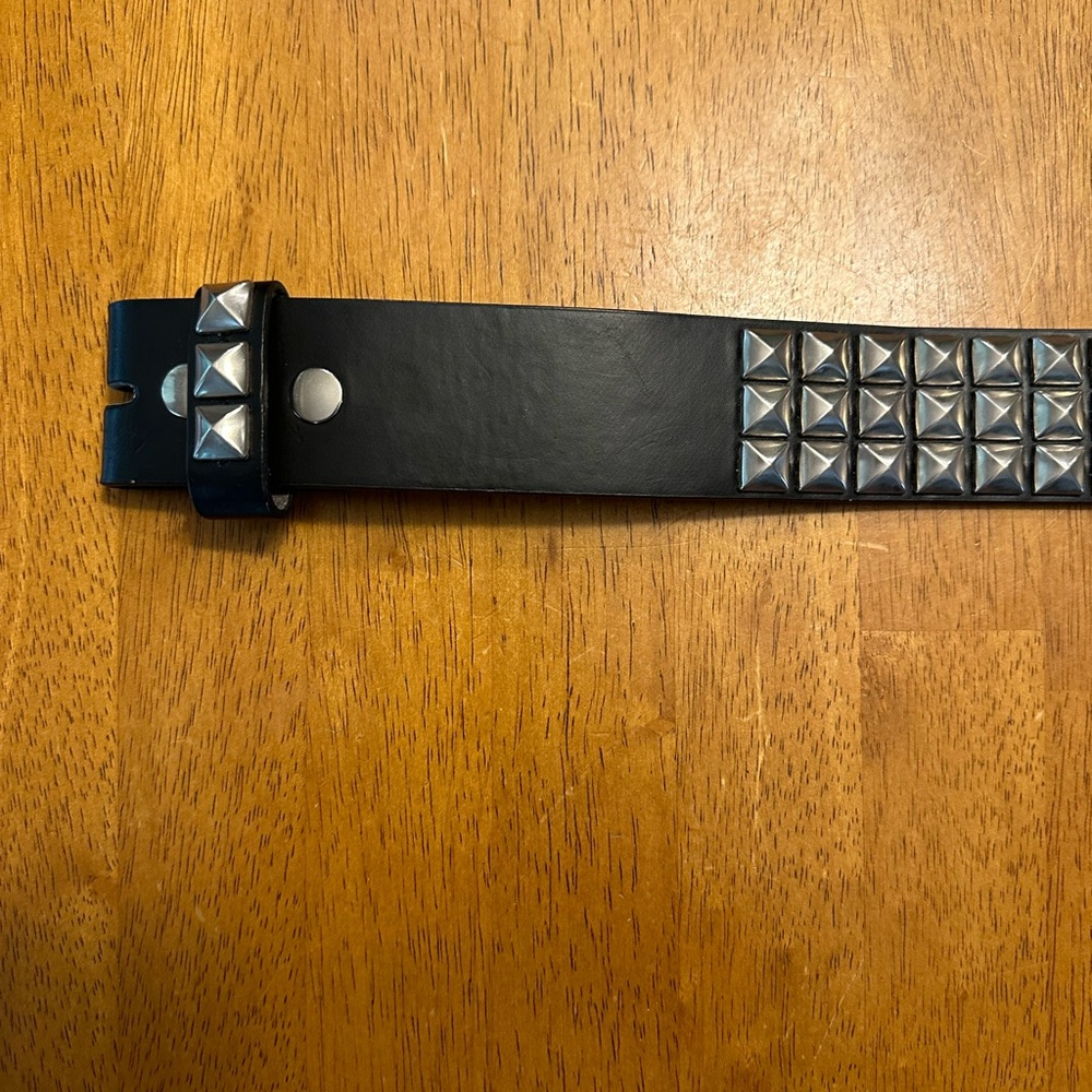 Punk Rock Leather Studded Belt size 40